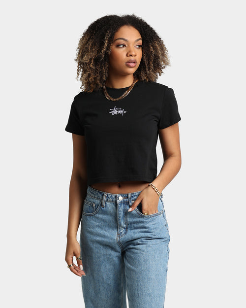 Stussy Women's Graffiti Slim T-Shirt Black