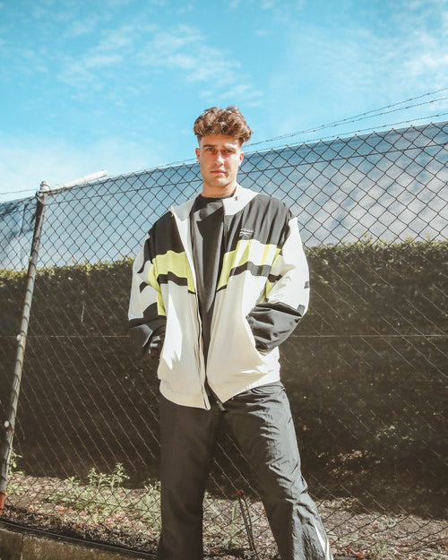 Reebok Classics Vector Windbreaker White/Black/Yellow