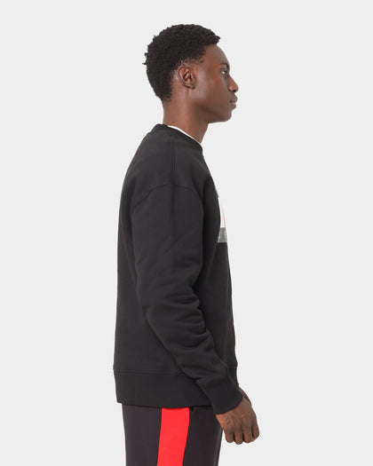 Tommy Jeans Camo Flag Crewneck Black