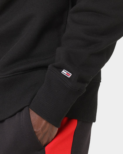 Tommy Jeans Camo Flag Crewneck Black