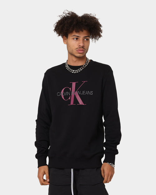 Calvin Klein Monogram Regular Crewneck Dark Clove/Black