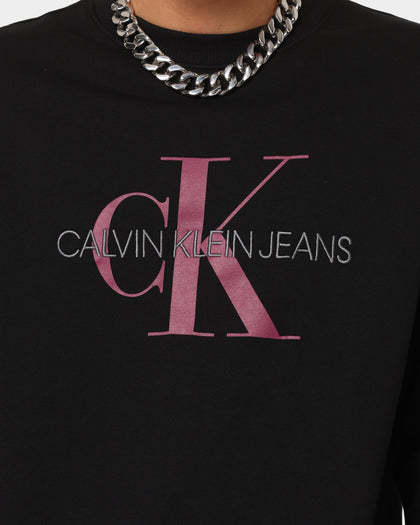 Calvin Klein Monogram Regular Crewneck Dark Clove/Black
