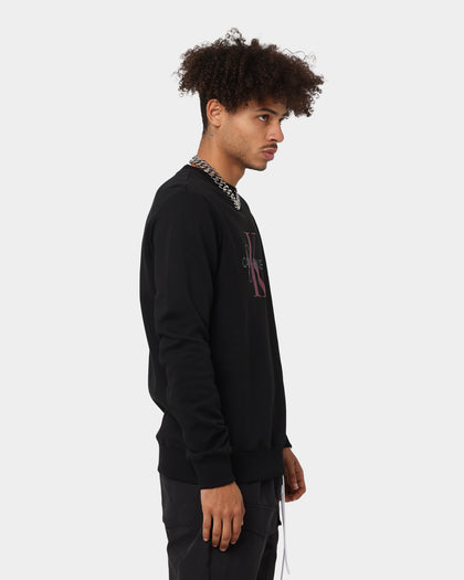 Calvin Klein Monogram Regular Crewneck Dark Clove/Black