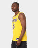 Nike Los Angeles Lakers LeBron James #6 Icon Swingman Jersey Yellow/Amarillo/Purple