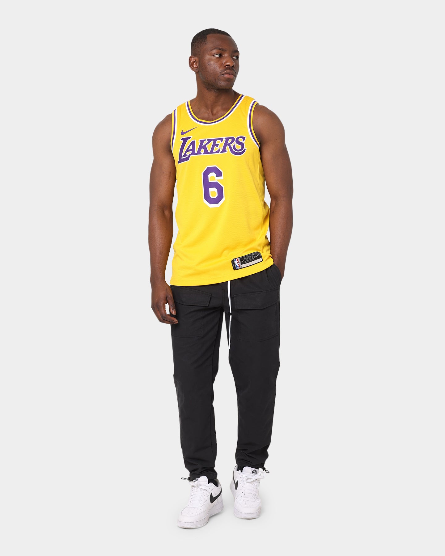 Nike Los Angeles Lakers LeBron James #6 Icon Swingman Jersey