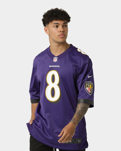 Nike Baltimore Ravens Lamar Jackson #8 Home Game Jersey New Orchid