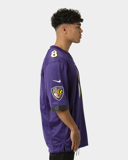 Nike Baltimore Ravens Lamar Jackson #8 Home Game Jersey New Orchid
