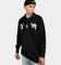 The Anti Order Los Angeles Champions Oversized Long Sleeve Polo Shirt Black/White