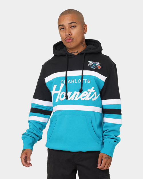 Mitchell & Ness Charlotte Hornets Head Coach Hoodie Teal