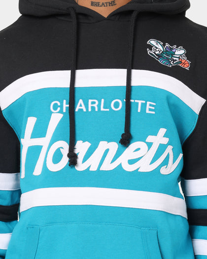 Mitchell & Ness Charlotte Hornets Head Coach Hoodie Teal