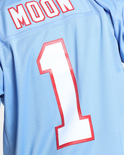 Mitchell & Ness Houston Oilers Warren Moon #1 '93-'94 Legacy Jersey Light Blue