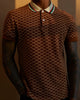 XXIII Printed Polo Brown