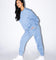 EN ES Women's All Mighty Crew Neck Cornflower Blue