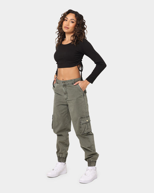 EN ES Women's Shuffle Long Sleeve Top Black