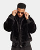 XXIII Baller Fur Jacket Black