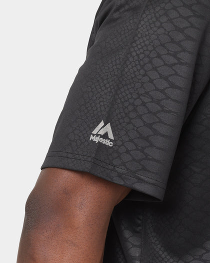 Majestic Athletic New York Yankees Animal Wordmark Jersey Black Snake Print