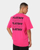 Playboy Stack T-Shirt Hot Pink