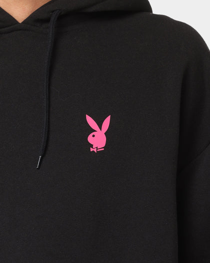 Playboy Stacked Hoodie Black