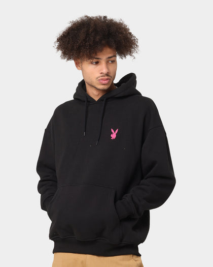 Playboy Stacked Hoodie Black