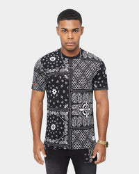 Carre Bandana Ultra Classic Short Sleeve T-Shirt Black