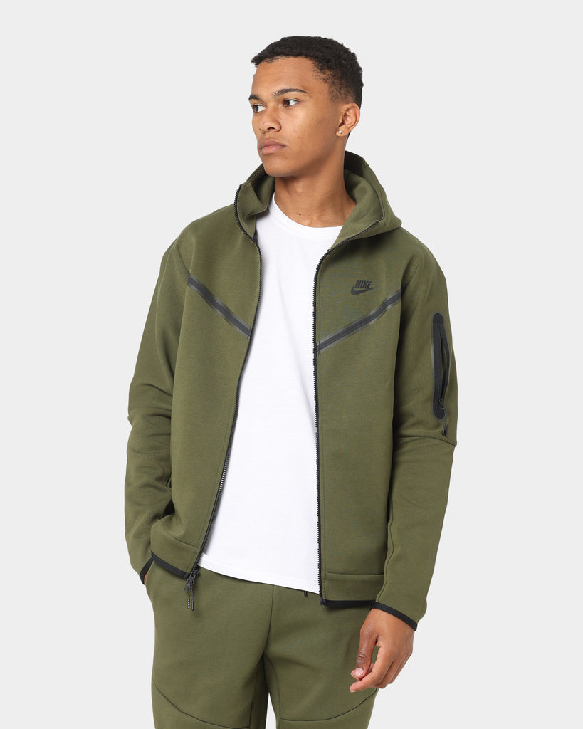 Nike Sportswear Tech Fleece Full-Zip Hoodie Rough Green/Black