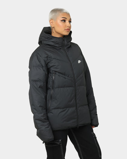 Nike Hooded Puffer Jacket Black