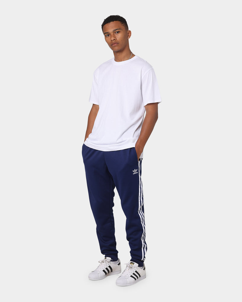 Adidas SST Track Pants Night Sky/White | Culture Kings