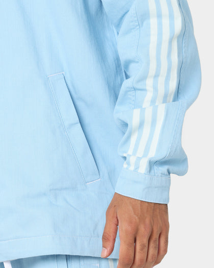 Adidas Denim Jacket Clear Blue