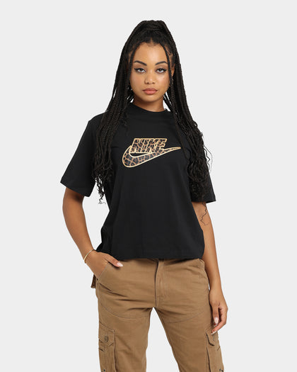 Nike Women's Sportswear Boxy T-Shirt Black/Metallic