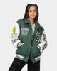 Loiter Flaws Varsity Jacket Green/Off White