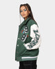 Loiter Flaws Varsity Jacket Green/Off White