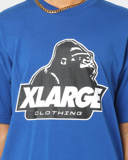 XLARGE 91 Slanted Logo T-Shirt Blue/Black