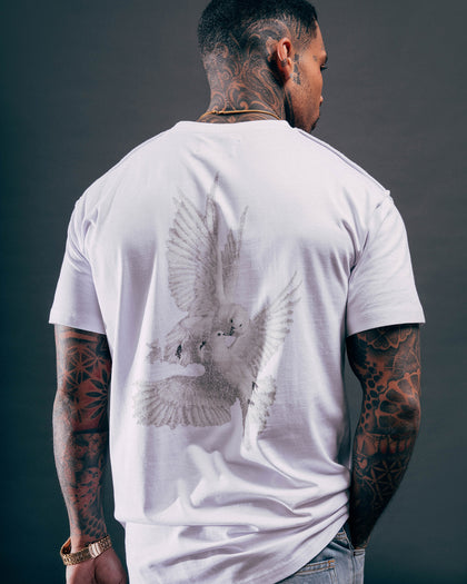 Saint Morta Doves Vintage T-Shirt White