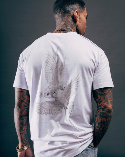 Saint Morta Doves Vintage T-Shirt White