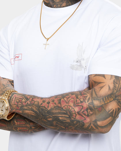 Saint Morta Doves Vintage T-Shirt White