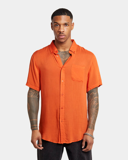 XXIII Dubrovnik Button Up Shirt Dark Orange
