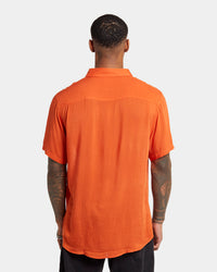 XXIII Dubrovnik Button Up Shirt Dark Orange