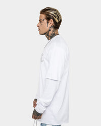 Saint Morta La Morta Layered Long Sleeve T-Shirt White