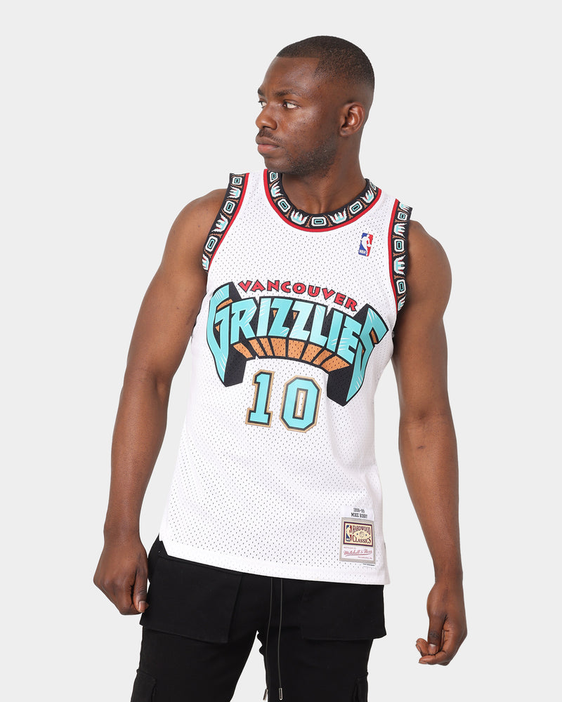 Mitchell & Ness Vancouver Grizzlies Mike Bibby #10 '98-'99 Home Swingman Jersey White