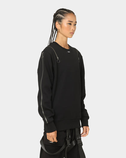 The Anti Order Man Made Zipper Crewneck Black/3M