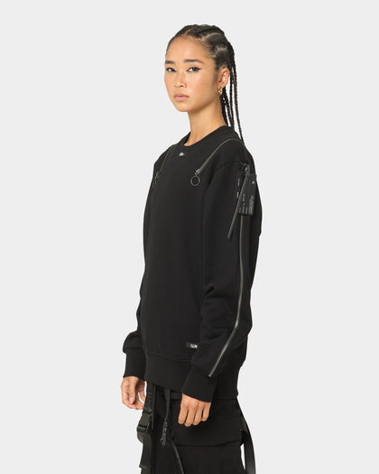 The Anti Order Man Made Zipper Crewneck Black/3M