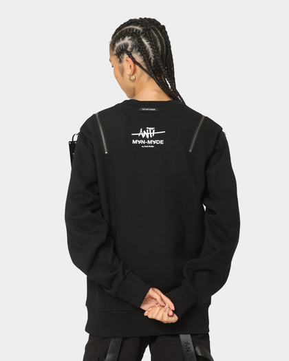 The Anti Order Man Made Zipper Crewneck Black/3M