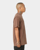 HUF X Pleasures Dyed Short Sleeve T-Shirt Brown