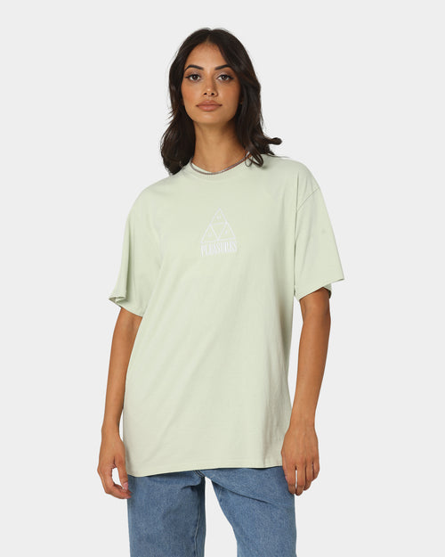 HUF X Pleasures Dyed Short Sleeve T-Shirt Green