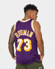 Mitchell & Ness Los Angeles Lakers Dennis Rodman #73 '98-'99 Road Swingman Jersey Purple