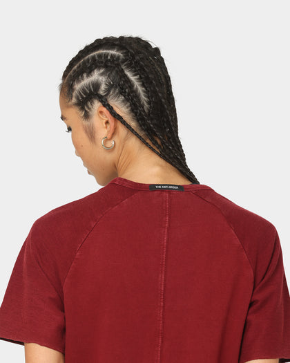 The Anti Order Anti Essential Regulation T-Shirt Vintage Maroon