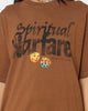 Honor The Gift Spiritual Warfare T-Shirt Brown
