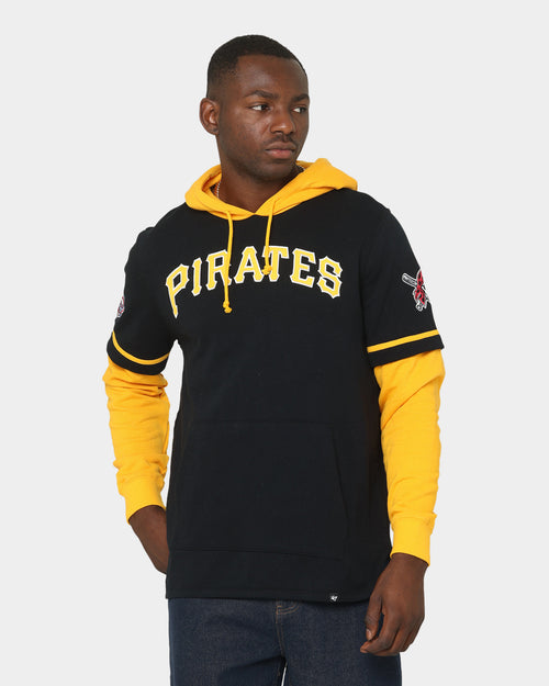 47 Brand Pittsburg Pirates Shortstop Hoodie Jet Black
