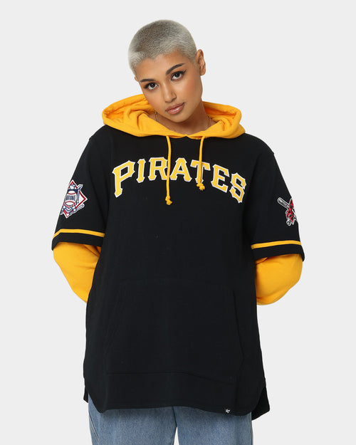 47 Brand Pittsburg Pirates Shortstop Hoodie Jet Black