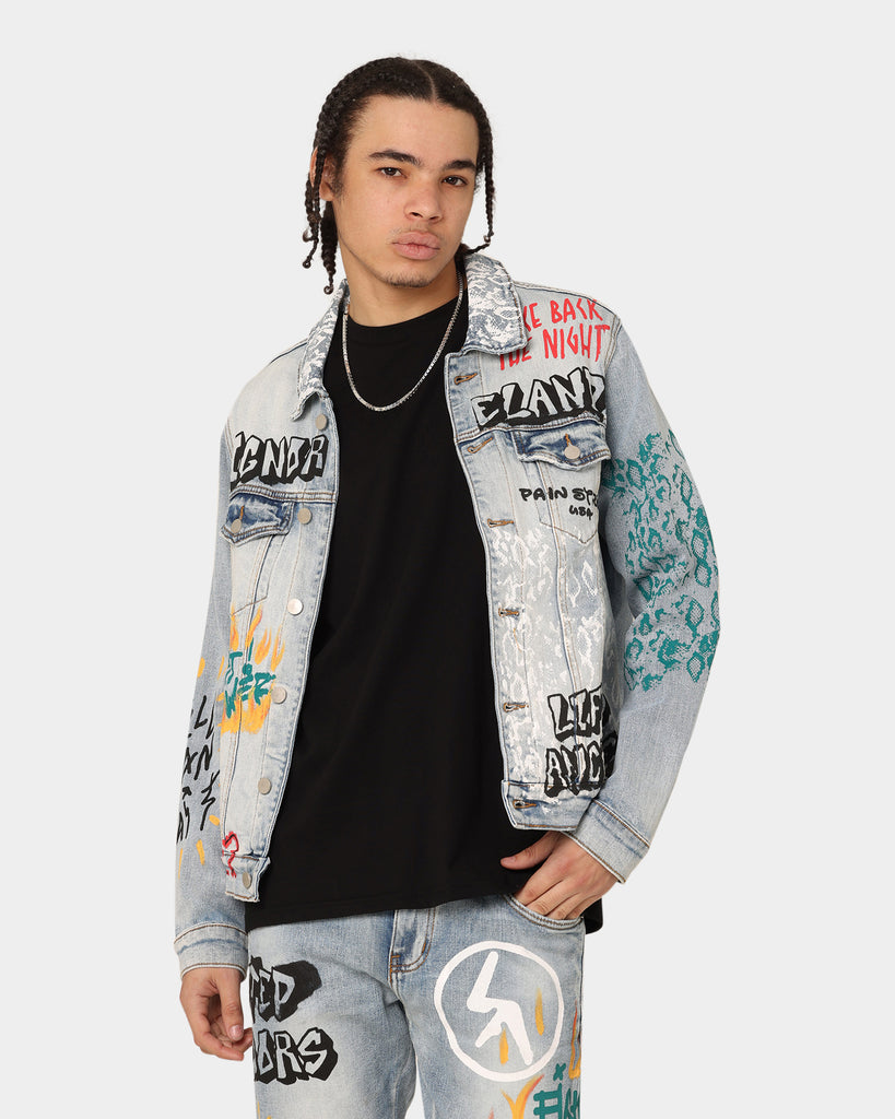 Lifted Anchors City Hall Denim Jacket Blue | Culture Kings